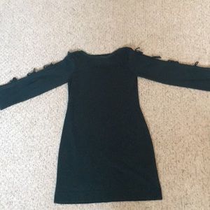 Hunter green sweater dress